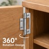 Flat Metal Hinges for Cabinets & Wooden Boxes – 360