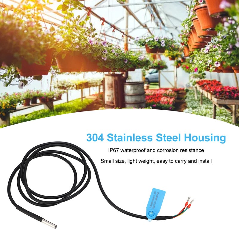 Temperature Humidity Sensor Probe IP67 Waterproof 304 Stainless Steel Shell