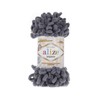 Alize Puffy YARN 87 Grey, 100.0 grams, Hand Wash Only,
