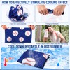 FuWeave 24 Pcs Baseball Water Bottle Baseball Cooling Towel Set