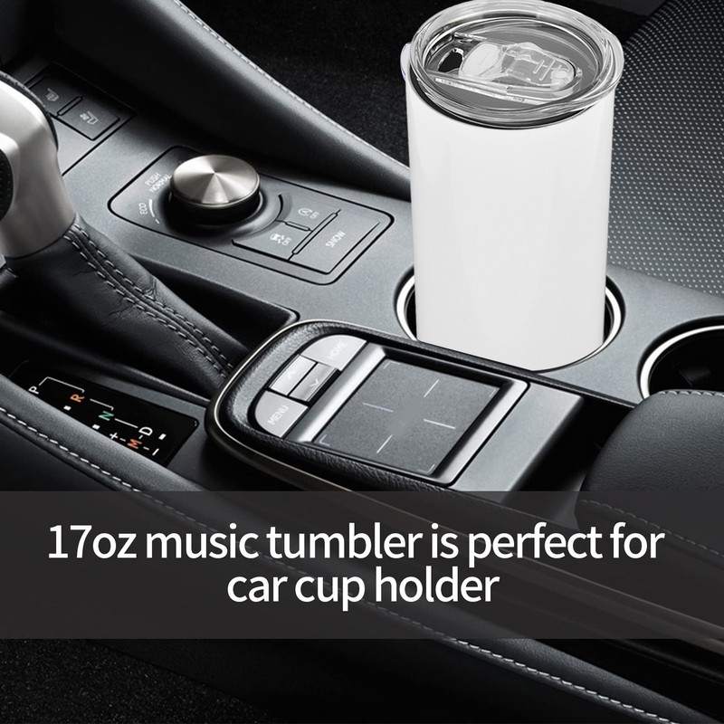 20oz/600ml Portable Music Tumbler Cup Detachable Bluetooth Speaker Cup Vacuum