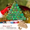 Qunclay 300 Pcs Natural Wood Wine Corks, Cork Stoppers for