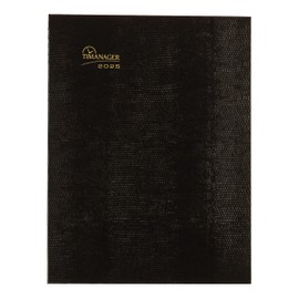 Blueline® 2025 Timanager® CoilPro™ Weekly/Monthly Planner, Appointment Book, 13 Months, December to December, Twin-Wire Binding, 10.25" x 7.625", Black, English (C5905.81-25)