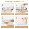 BAGAIL 6 Set/8 Set Compression Packing Cubes, Ultralight Expandable Packing
