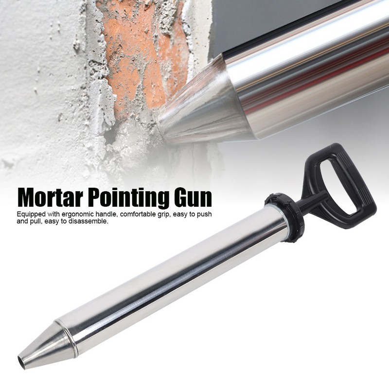 Stainless Steel Cement Mortar Pointing Brick Grouting Gun Sprayer Tile