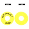 POPETPOP Emergency Stop Warning Circle: 10Pcs Emergency Stop Button -