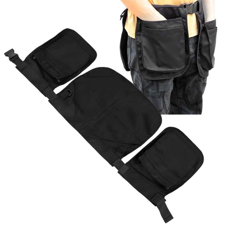 Waist Apron Bag Multi Pocket Waist Belt Bag Fashionable Zipper
