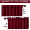 RYB HOME Red Velvet Curtains for Theater - Light &