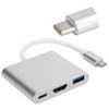 USB C Adpater 3.1 3 in 1 Hub Converter Dock
