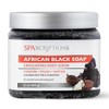 SpaScriptions- Jabón negro africano Spascriptions Exfoliante corporal con manteca de