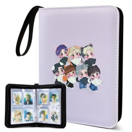 Cute Photocard Binder 400 Pockets Photocard Holder Book with Sleeves Photo Album for Lomo Cards