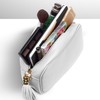 Italian Genuine Leather Crossbody Bag for Women with Zipper, Strap