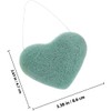 Esponja Facial de Corazón para Limpieza Profunda Exfoliante, 3 Piezas