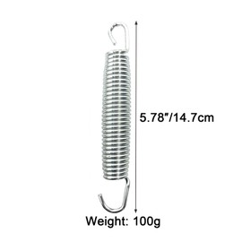 BEITESI Spring Springs Trampoline Spring Replacement Spring Trampoline Accessories Trampoline Screws Set 5.8 Inches / 147 mm Spool Diameter: 3 mm (3 Pack)