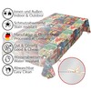 Anro Oilcloth Wax Tablecloth, Washable