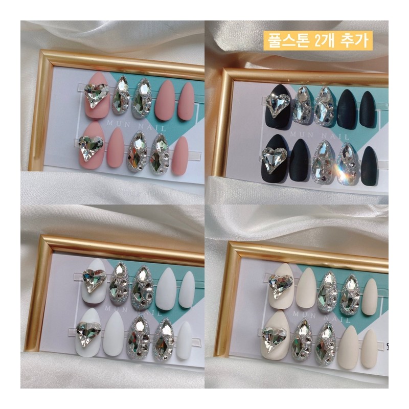 MunNail ✨Heartful Parts - Square / MunNail ✨하트풀파츠 - 스퀘어