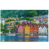 Oarencol Bergen Norway House Lake Mountain Jigsaw Puzzle 1000 Pieces
