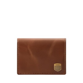 Cartera Plegable Fossil Modelo: ML4646200 Hayes de piel en tono marrón para hombre