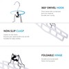 Premium Skirt Hangers 2-Pack - Thin Space-Saving Skirt Hanger Set