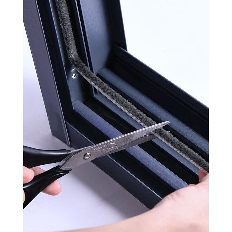 33FT Weather Stripping Brush for Windows/Doors Frame, Self Adhesive Seal
