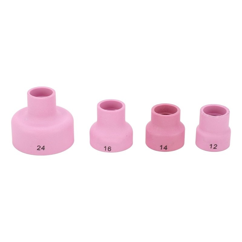 Ceramic Cup Set for Welding Equipment Includes Cups 12 14