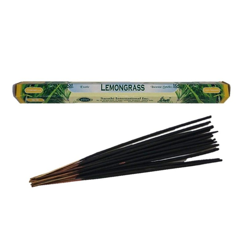 Tulasi Incense: Lemongrass Stick Incense / Incense / 1 Box