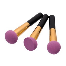 TOVINANNA 3pcs Makeup Brush Professional Makeup Kit Cream Blush Brush for and Fine Hair Wooden Handles Portable Reusable for Application