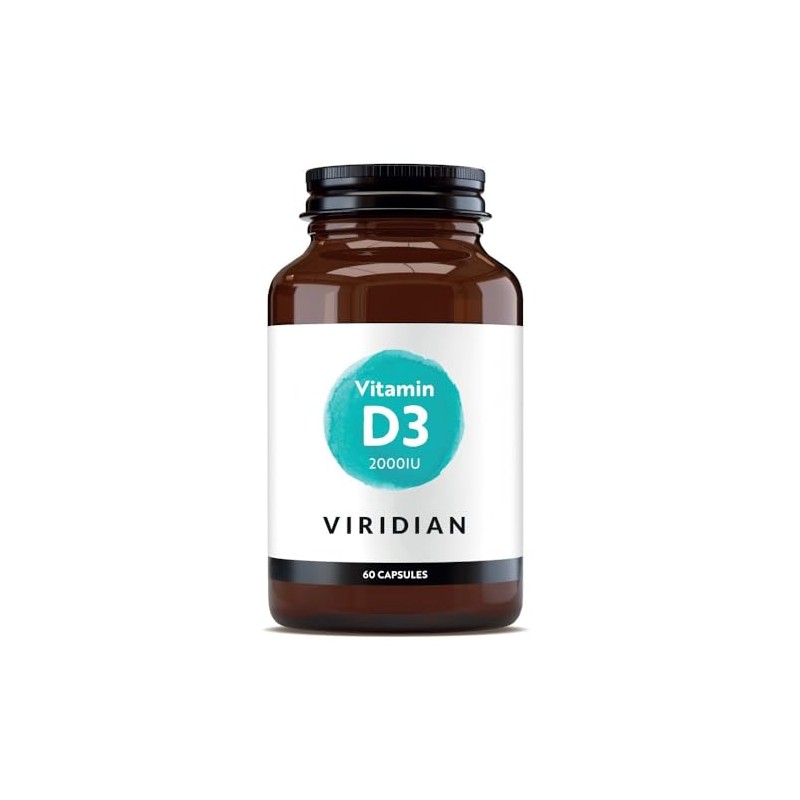 Viridian – Vitamin D3 2000iu – 60 Caps