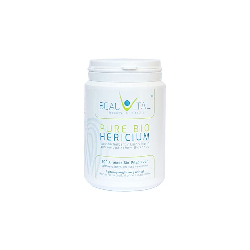 Pure Bio Hericium Erinaceus | 100 g Hedgehog Spiked Beard