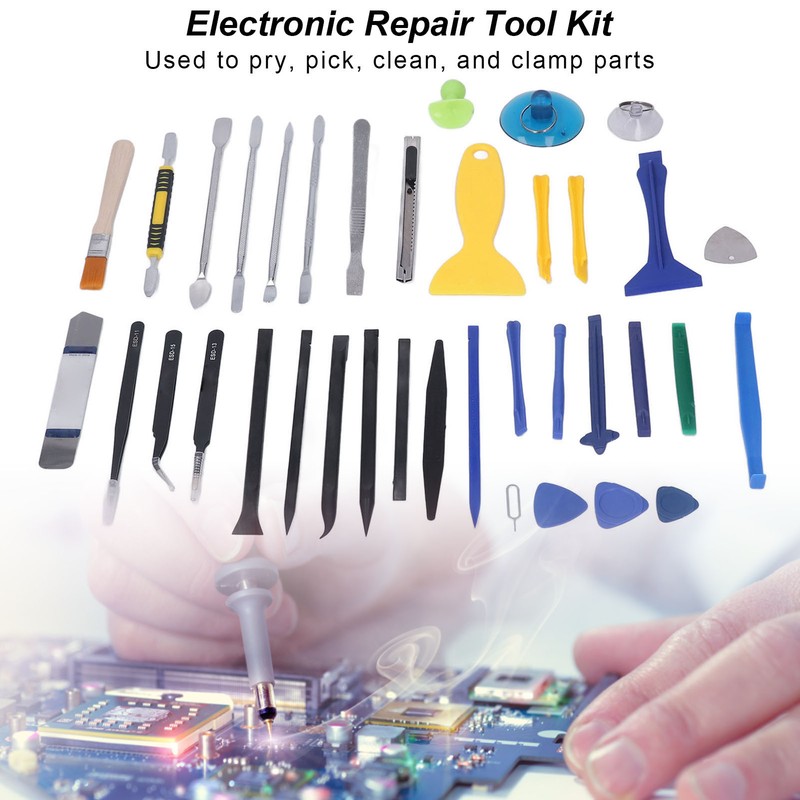 Electronic Repair Tools Opening Pry Cleaning Tool Kit for PCB