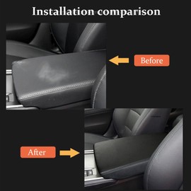 BOLTRY Center Console Armrest Box Cover for Honda Accord 2018 2019 2020 2021 2022 Accessories Arm Rest Box Lid Panel Trim