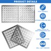 Tjernlund 950-8304 Underaire Steel Crawl Space Vent, Steel Diamond Pattern,