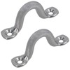 2 Pack 6mm Stainless Steel Wire Sheet Eye Tie Down