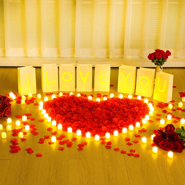 Aurelema 6080 Pcs I Love You Light up Letters with