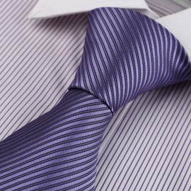 Dark Slate Blue Ties For Wedding Striped Neckties DAA3A01N Dan Smith Microfiber Blue