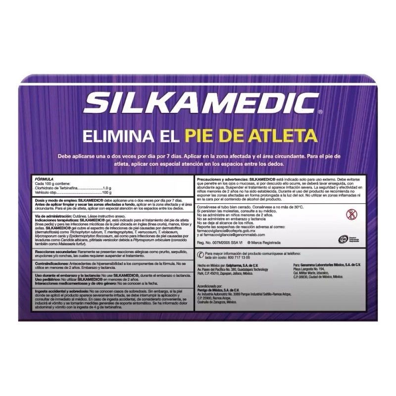 Gel para pies Silka Medic Antimicotico 30g