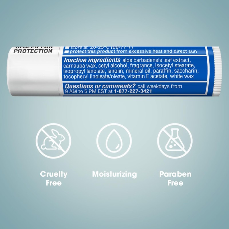 ChapStick Moisturizer 2-in-1 Lipcare SPF 15, Original, 12-Pack – 8-Hour Sunscreen
