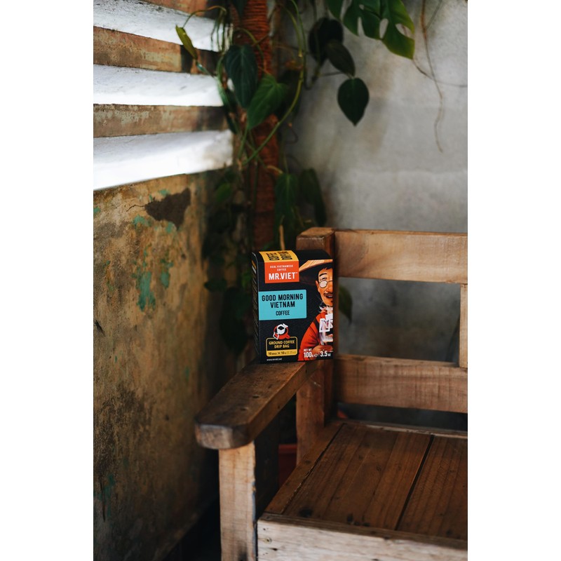 Mr.Viet Good Morning Vietnam Ground Coffee Drip Bag 8 Drip