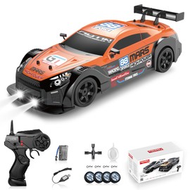 Sakeye RC Drift Car 2.4GHz 1:16 Scale 4WD High Speed RC Drifting Car Remote Control Cars with LED Lights Rechargeable Battery and Drifting Tires Racing Toy Cars for Adults Boys Girls Kids