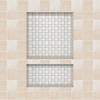 Uni-Green Tile shower niche 24X16 Double Shelves Shower Recess and