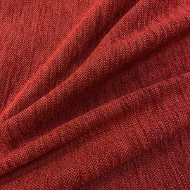 Kt KILOtela - Decorative Fabric Upholstery Fabric Furniture Upholstery Fabric Double Sided Chenille Upholstery for Chairs, Sofas, Furniture, 100 cm Length x 280 cm Width, Red