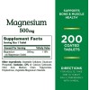Nature's Bounty Magnesio Magnesium Oxido 500mg Huesos y Musculo 200