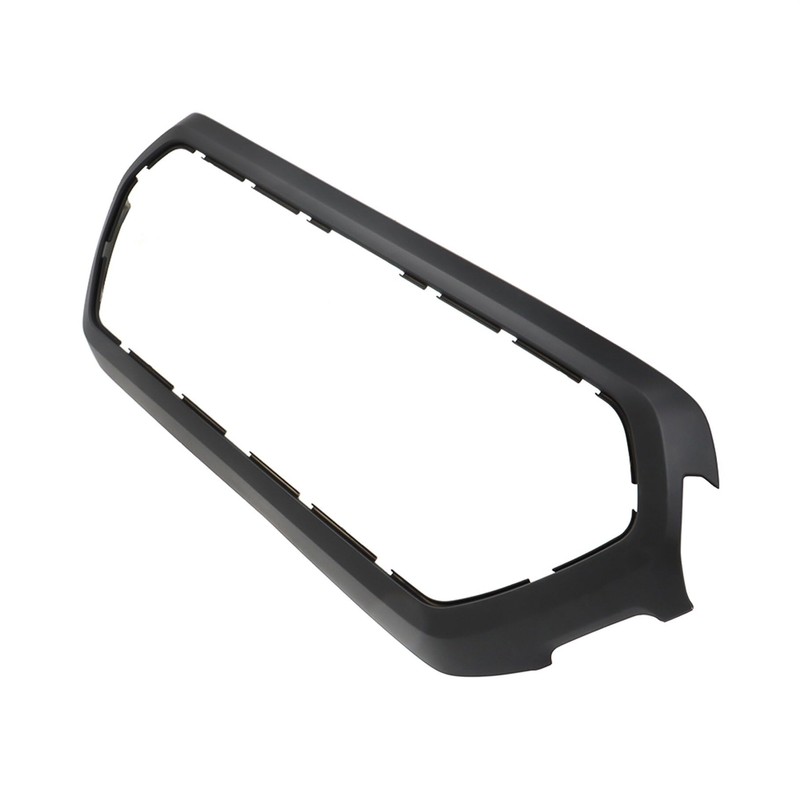 TJHSM Front Upper Grille Outer Frame Surround Black Textured Replacement