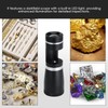 Portable 10x Darkfield Loupe 20.5mm Triplet Lens with LED Light,
