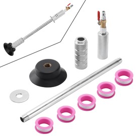 Piodelo Air Pneumatic Car Dent Puller, Pneumatic Air Suction Dent Puller Slide Hammer, Auto Body Repair Suction Cup, Auto Body Dent Remover Hand Tools Kit with 5 Tapes for Vehicle Auto Body