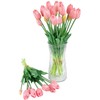 Northlight Set of 6 Tulip Artificial Floral Bundles, 18", Pink
