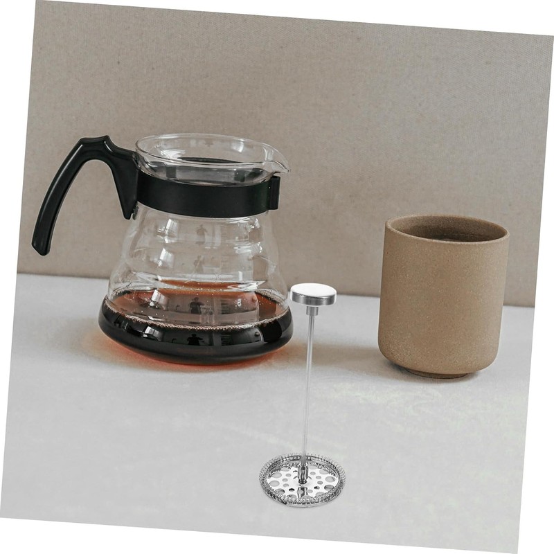 Toyvian Filtro Reutilizable para Prensa Francesa Acero Inoxidable con Cesta