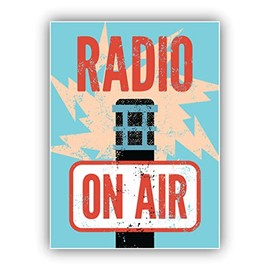 Radio On Air Vinyl Sticker Decal