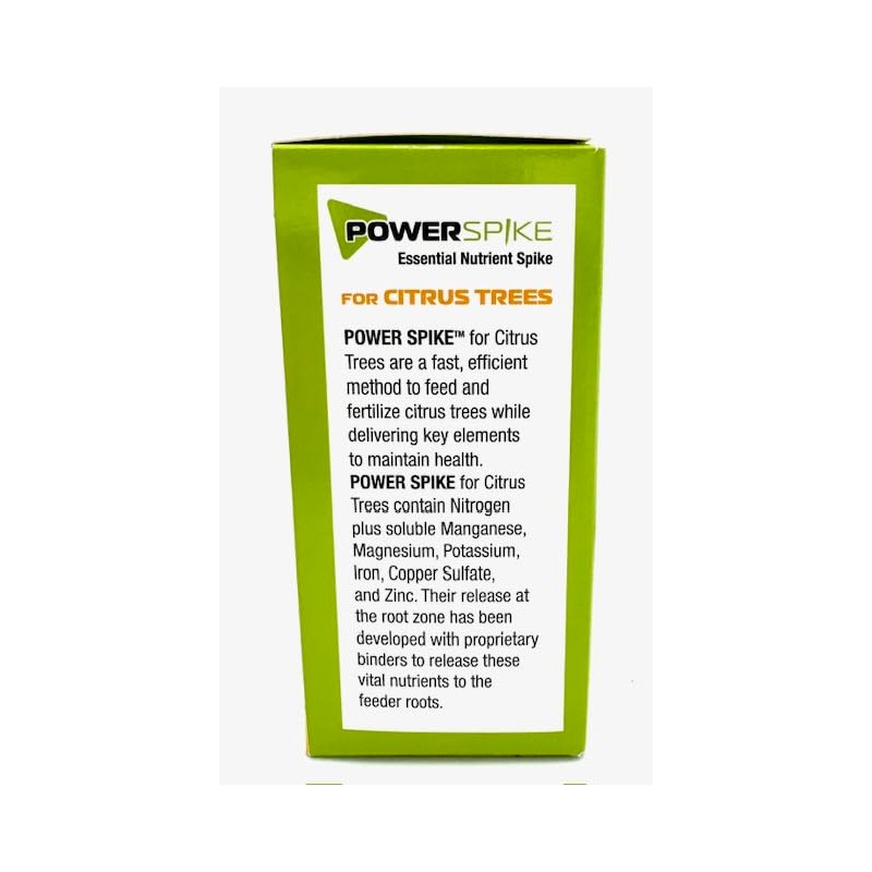 Power Spike for Citrus Trees, Citrus Tree fetilizer Spike. Feeds