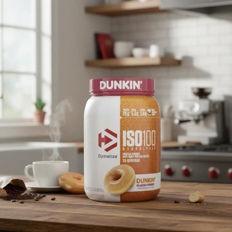 Iso 100 Dunkin' 1.34 Lb 20 Servicios Sabor Dona Glaceada